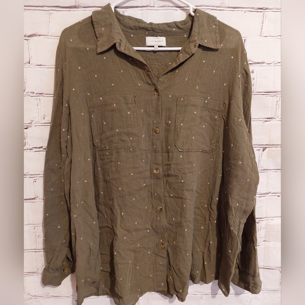 EUC Lucky Brand shirt size 1x